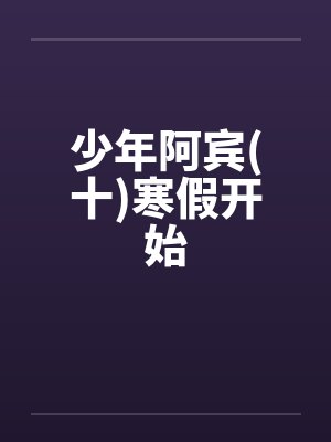 少年阿宾(十)寒假开始