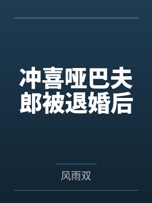 冲喜哑巴夫郎被退婚后by风雨双